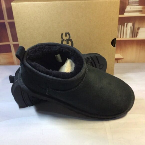 New Ugg Womens mini Snow boots Black - Picture 6 of 6